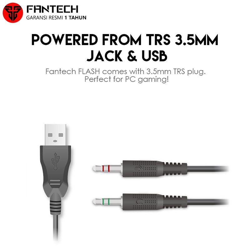 Fantech FLASH HQ53 Headset Gaming