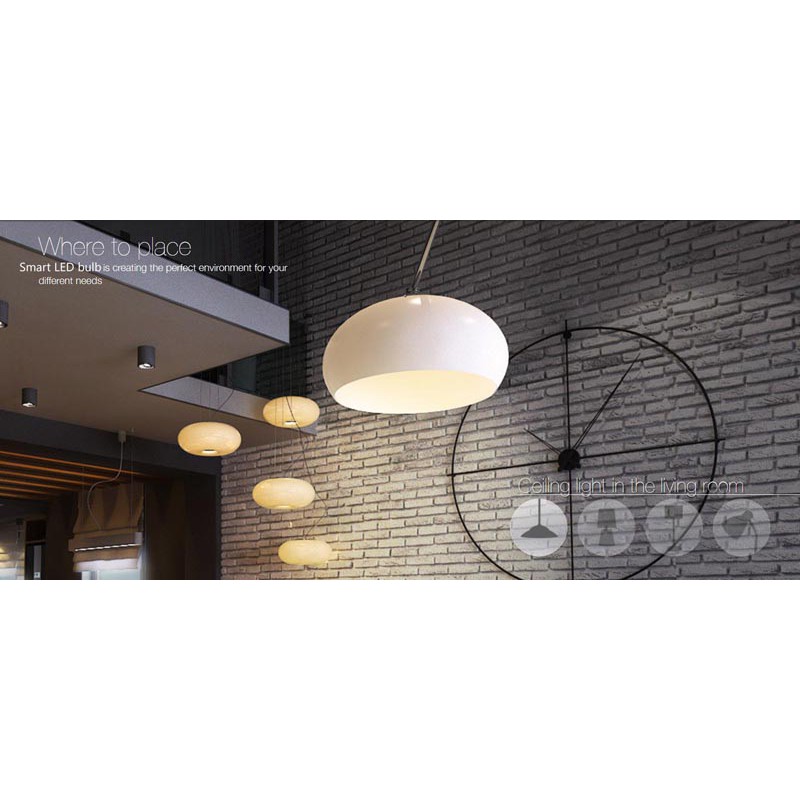Smart Bulb Lampu Speaker Control App Wireless - Bluetooth