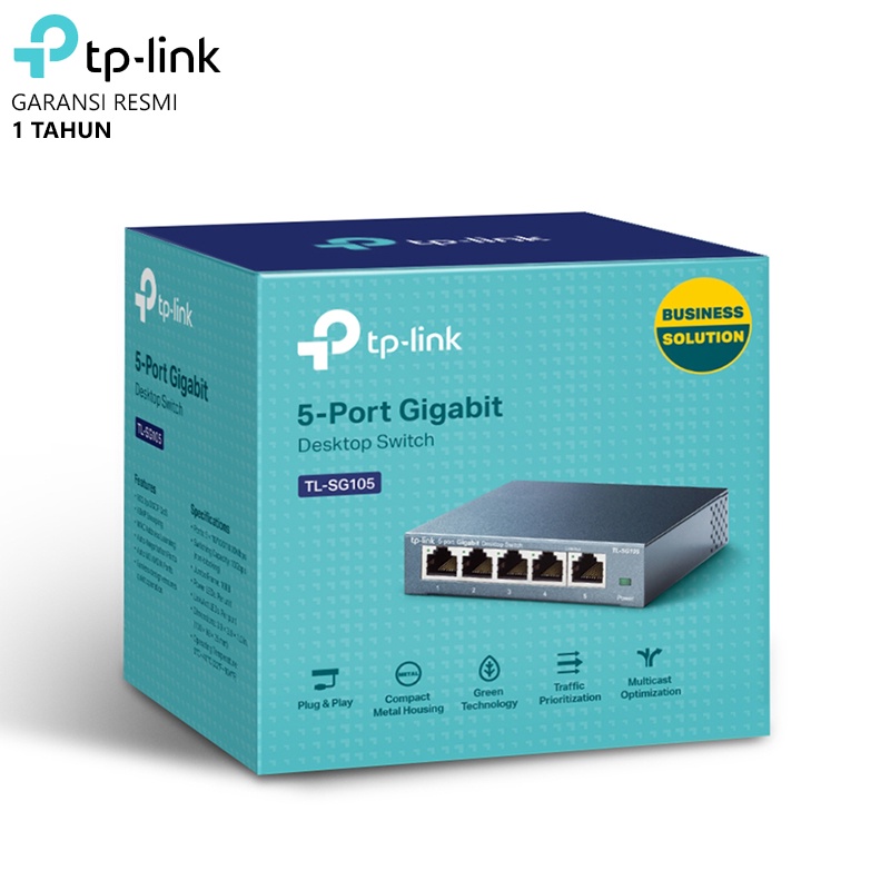 TP-Link TL-SG105 5-Port 10/100/1000Mbps Desktop Switch