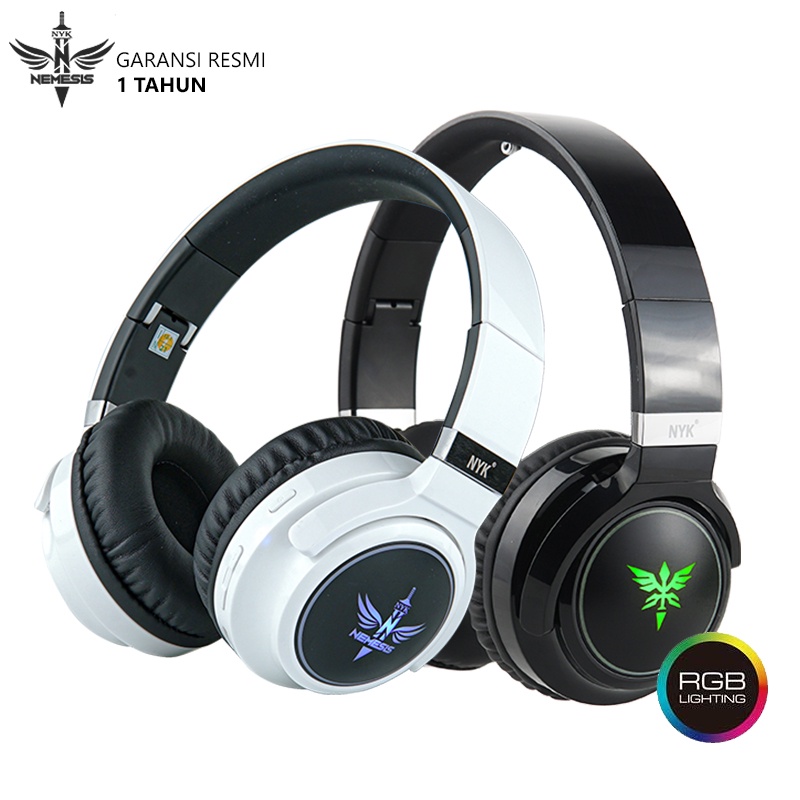 NYK Nemesis X800 RGB Headset Gaming Bluetooth Wireless