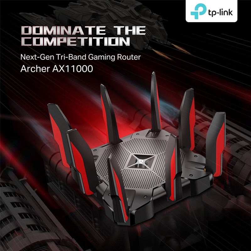 TP-Link Archer AX11000 Tri-Band Wi-Fi 6 Gaming Router