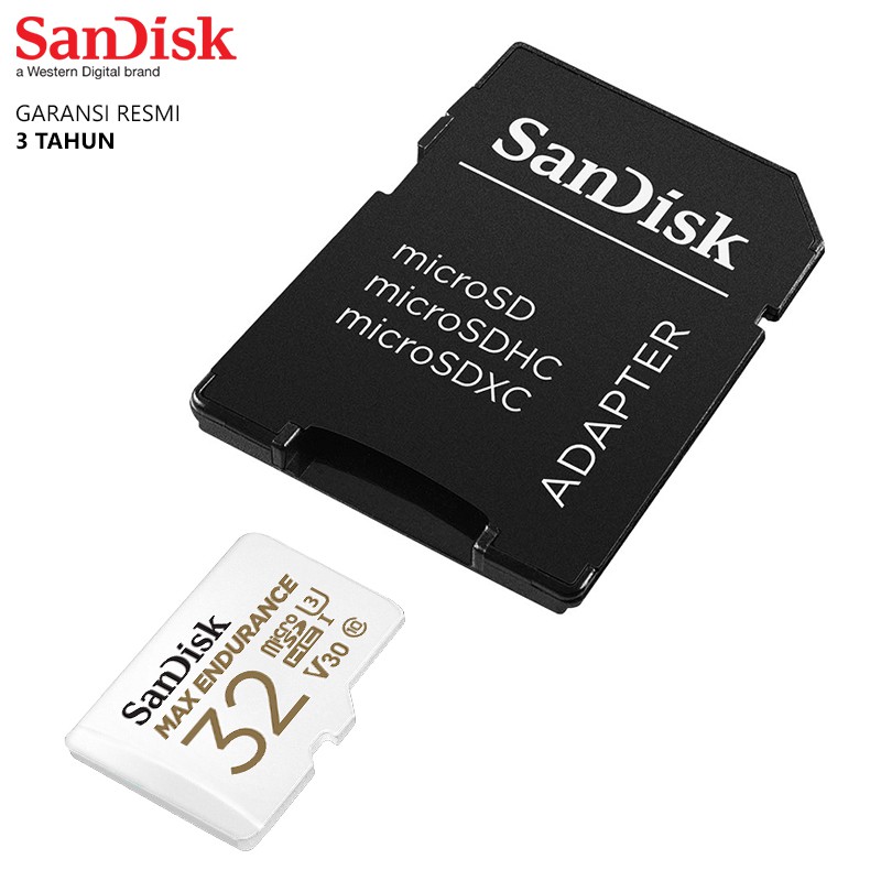 SanDisk Max Endurance 32GB Micro SD 100MBps MicroSDHC