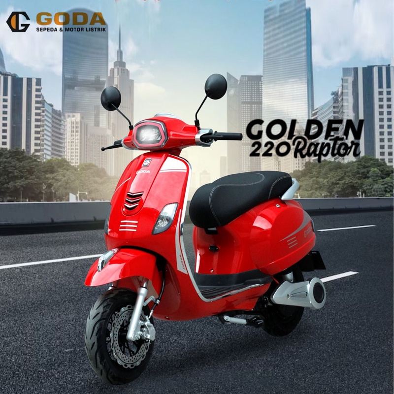 Goda 220 Golden Raptor Sepeda Motor Listrik