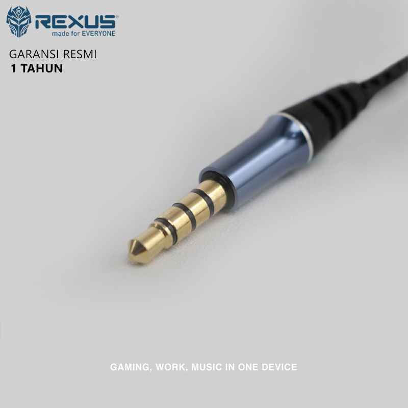Rexus EP4 Earphone Gaming Dual Driver With Mic