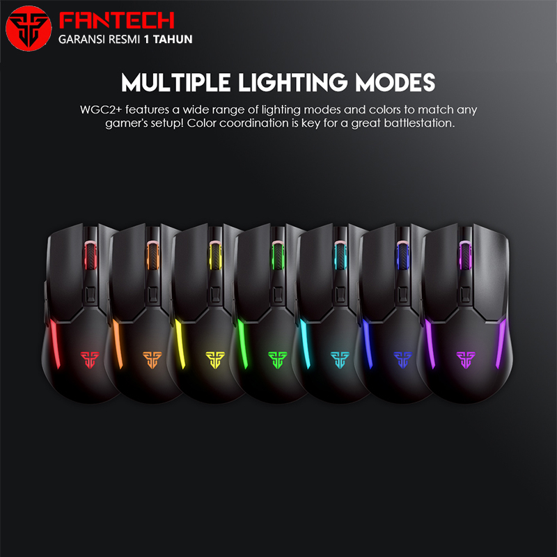 Fantech Venom II WGC2 Mouse Gaming Wireless Rechargeable