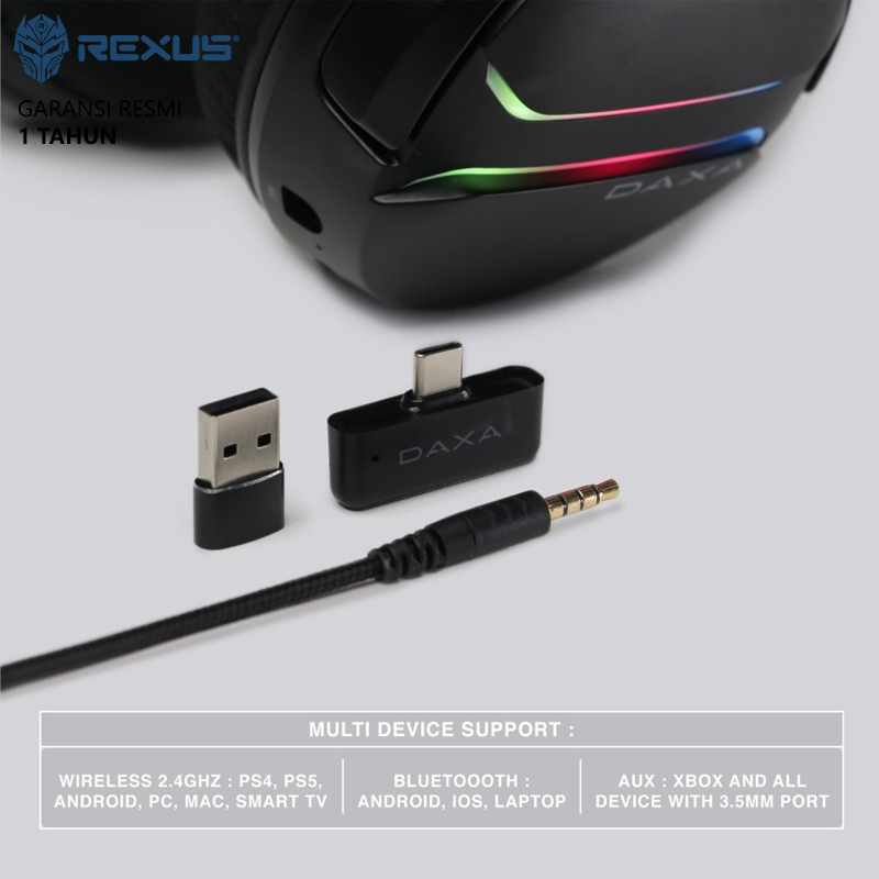 Rexus Daxa Satrun ST1 Wireless Headset Gaming