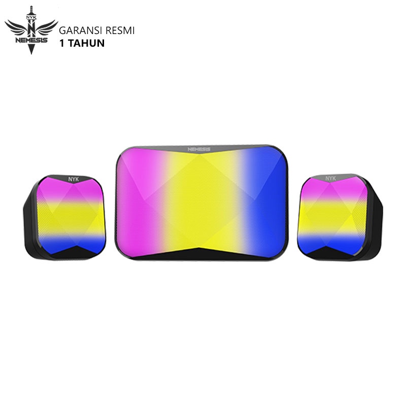 NYK Nemesis Fobos SPN21 Speaker Gaming RGB 2.1 Subwoofer