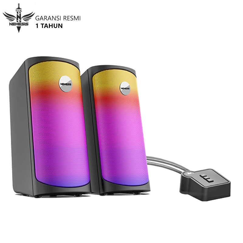 NYK Nemesis Kronos X50 Speaker Gaming RGB Rhythm Equalizer