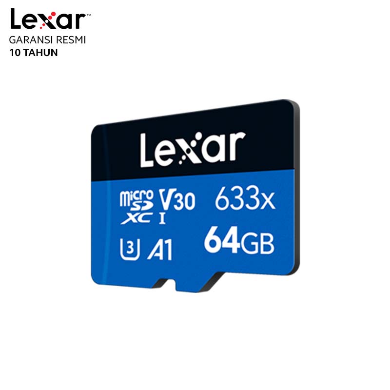 Lexar Micro SD HC UHS-I 633X Class 10 64GB