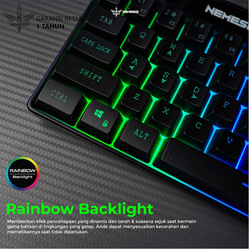 NYK Nemesis Eris K06 Keyboard Gaming 61% with Holder