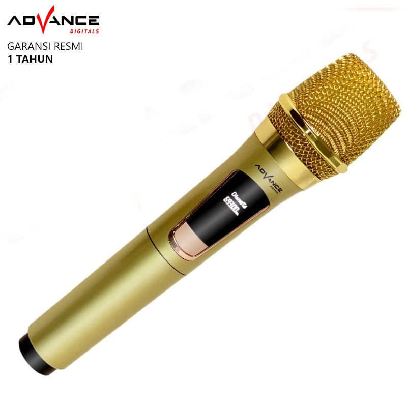 Advance MIC103 Microphone Wireless Profesional Mic Rechargeable