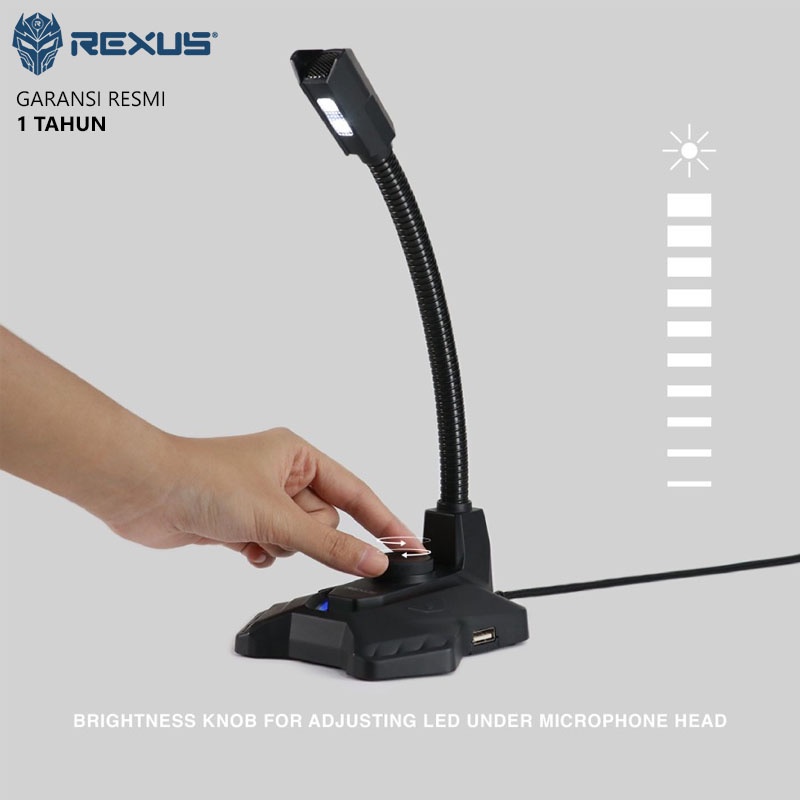Rexus XORA DM1 Microphone Gaming RGB