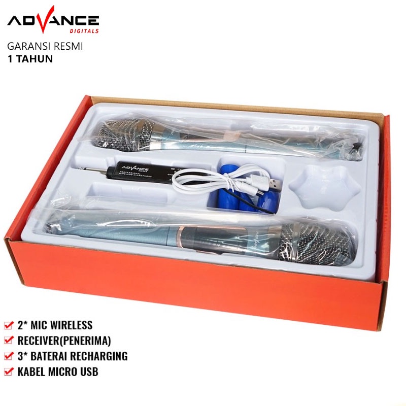 Advance MIC301 Microphone Double Wireless Digital Mic