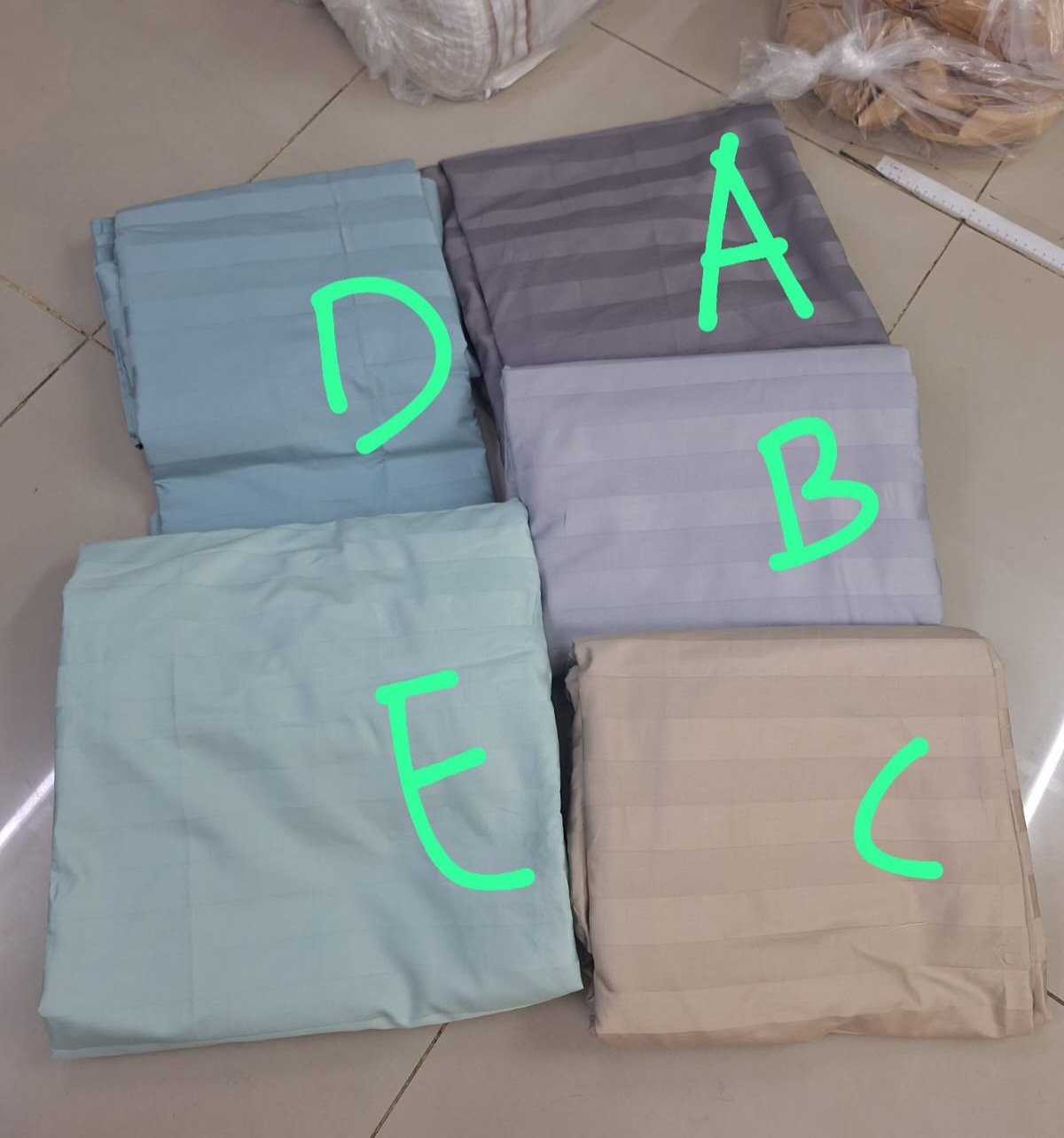 PLAIN STRIPE - Dobby Cotton
