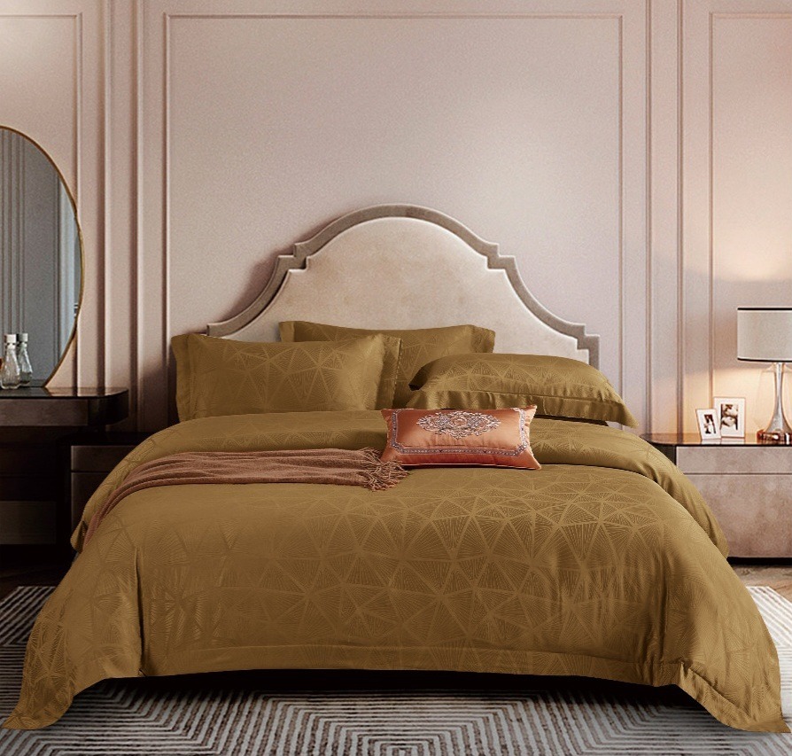 TRINITY BRONZE - Davinci Series Cellulose Fiber Tencel Jacquard