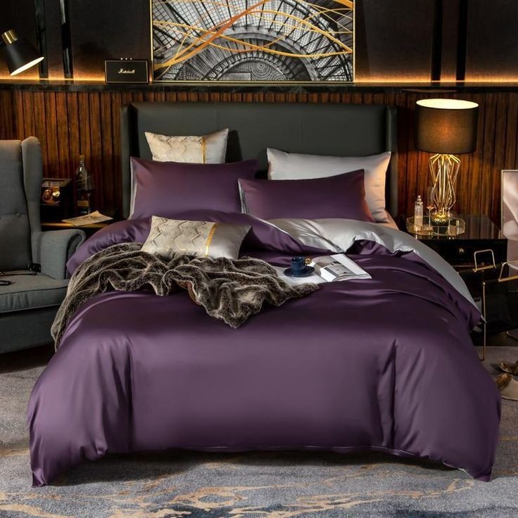 AUTHENTIC PURPLE PLAIN - Extra Soft Series Cellulose Fiber Tencel