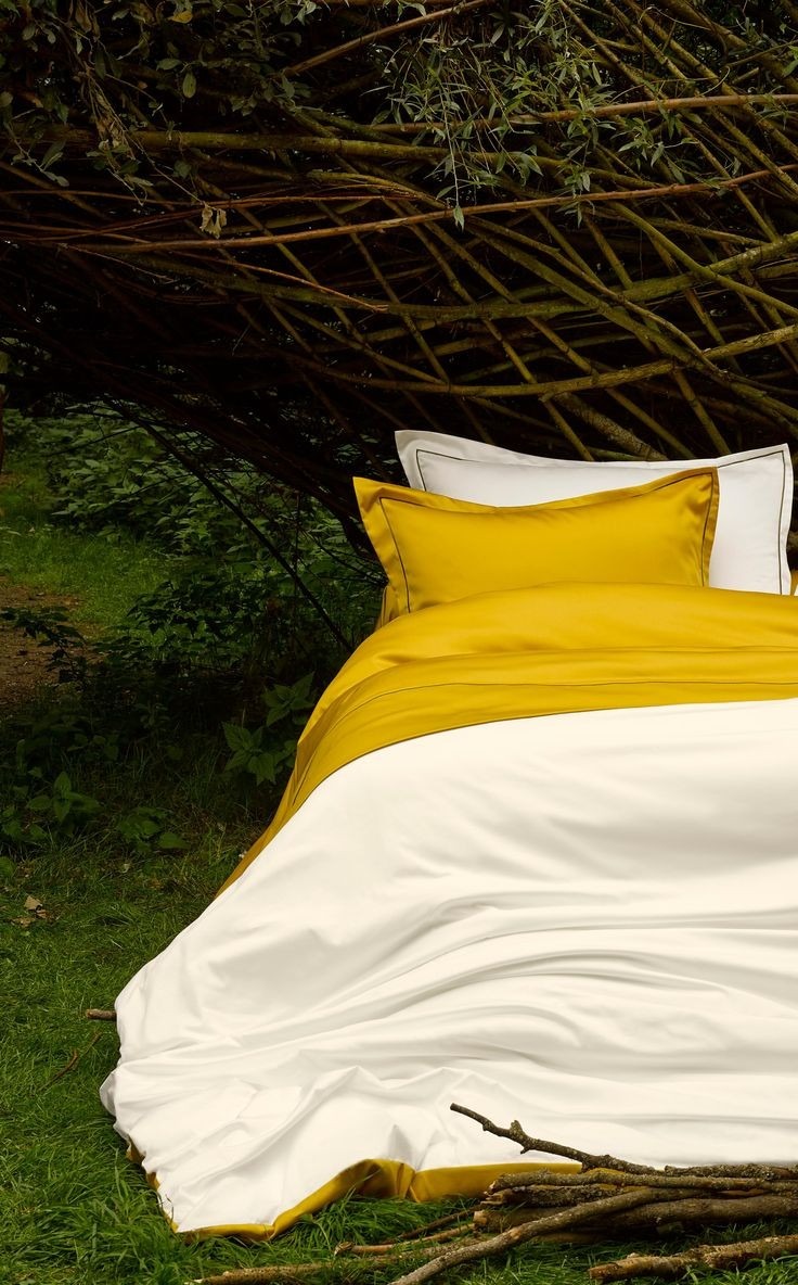 AUTHENTIC GOLD YELLOW MUSTARD PLAIN MIX COLOR - Extra Soft Series Cellulose Fiber Tencel