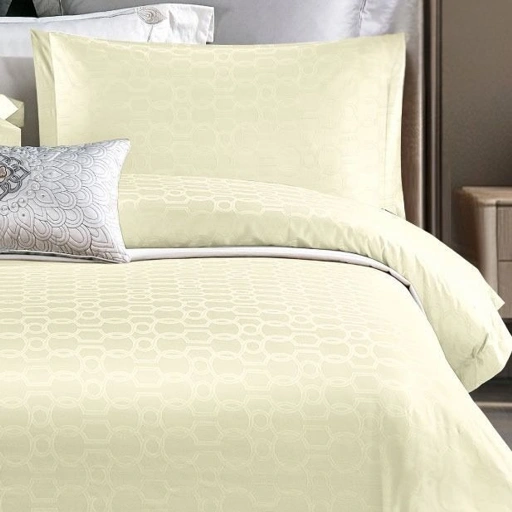Image of EMODE Ivory Glow - Cotton Jacquard