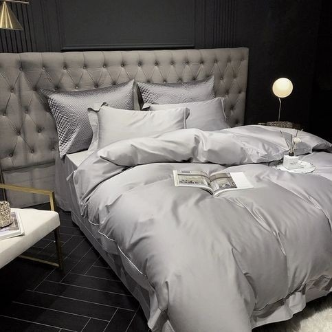 AUTHENTIC GREY PLAIN MIX COLOR - Extra Soft Series Cellulose Fiber Tencel