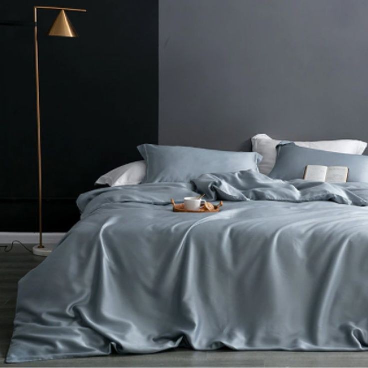 DUSTY BLUE PLAIN - Extra Soft Series Cellulose Fiber Tencel