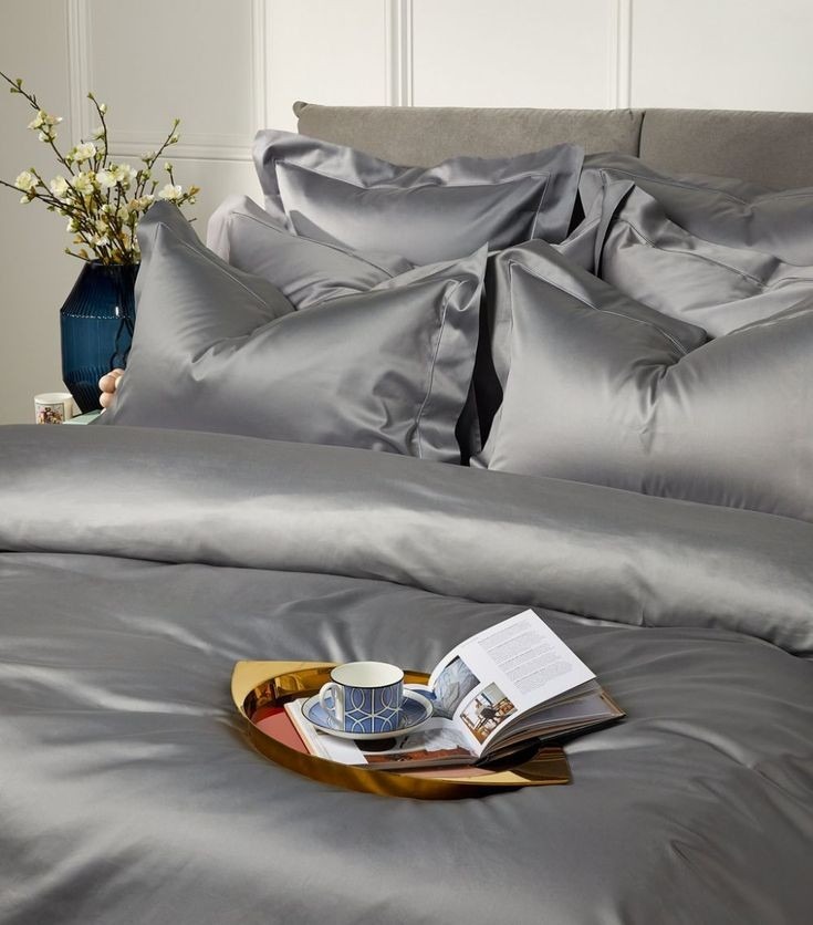 AUTHENTIC GREY PLAIN MIX COLOR - Extra Soft Series Cellulose Fiber Tencel