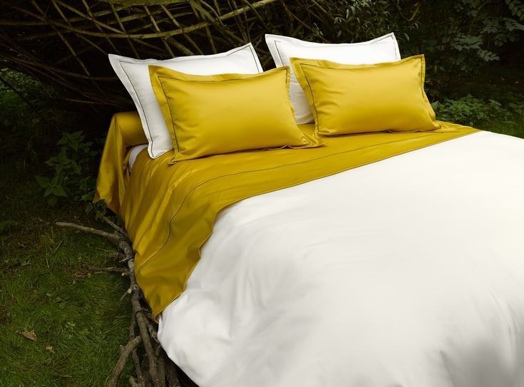 AUTHENTIC GOLD YELLOW MUSTARD PLAIN MIX COLOR - Extra Soft Series Cellulose Fiber Tencel