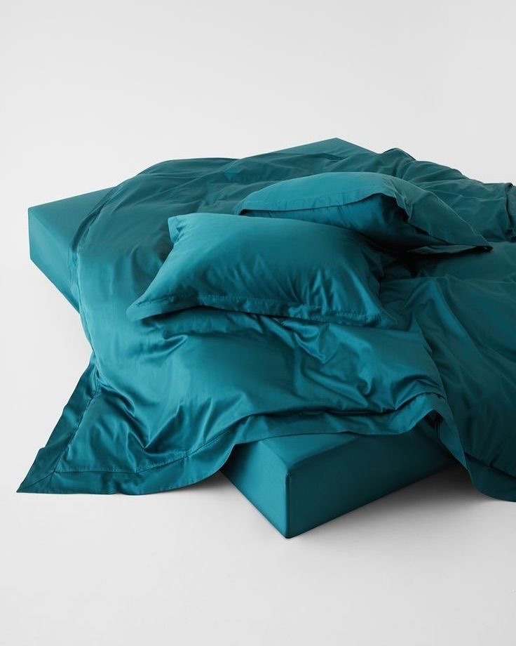 TEAL BLUE PLAIN - Extra Soft Series Cellulose Fiber Tencel