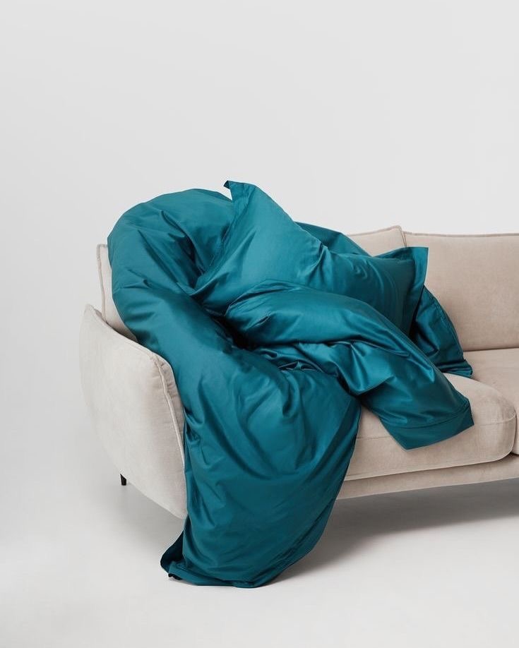 TEAL BLUE PLAIN - Extra Soft Series Cellulose Fiber Tencel