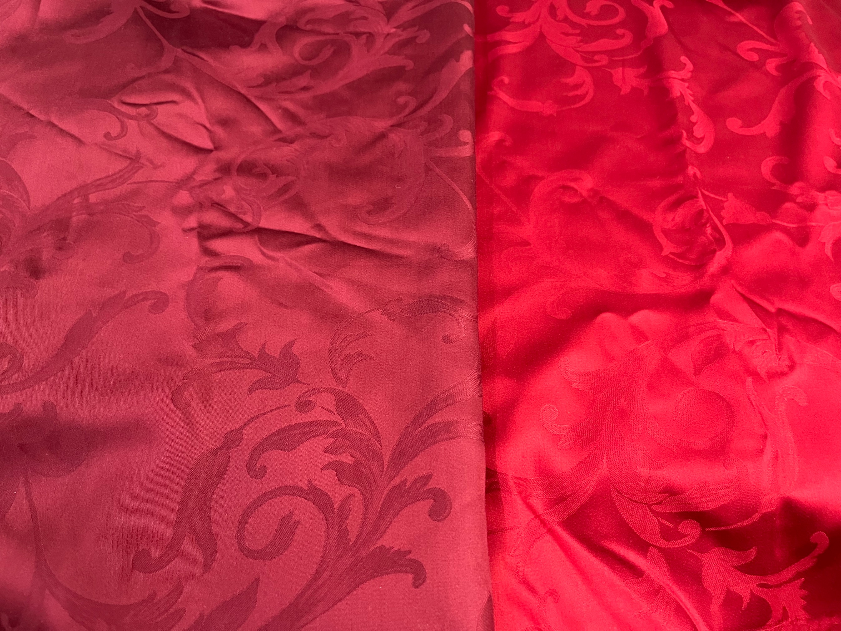 ROVELLE RED MAROON - Davinci Series Cellulose Fiber Tencel Jacquard