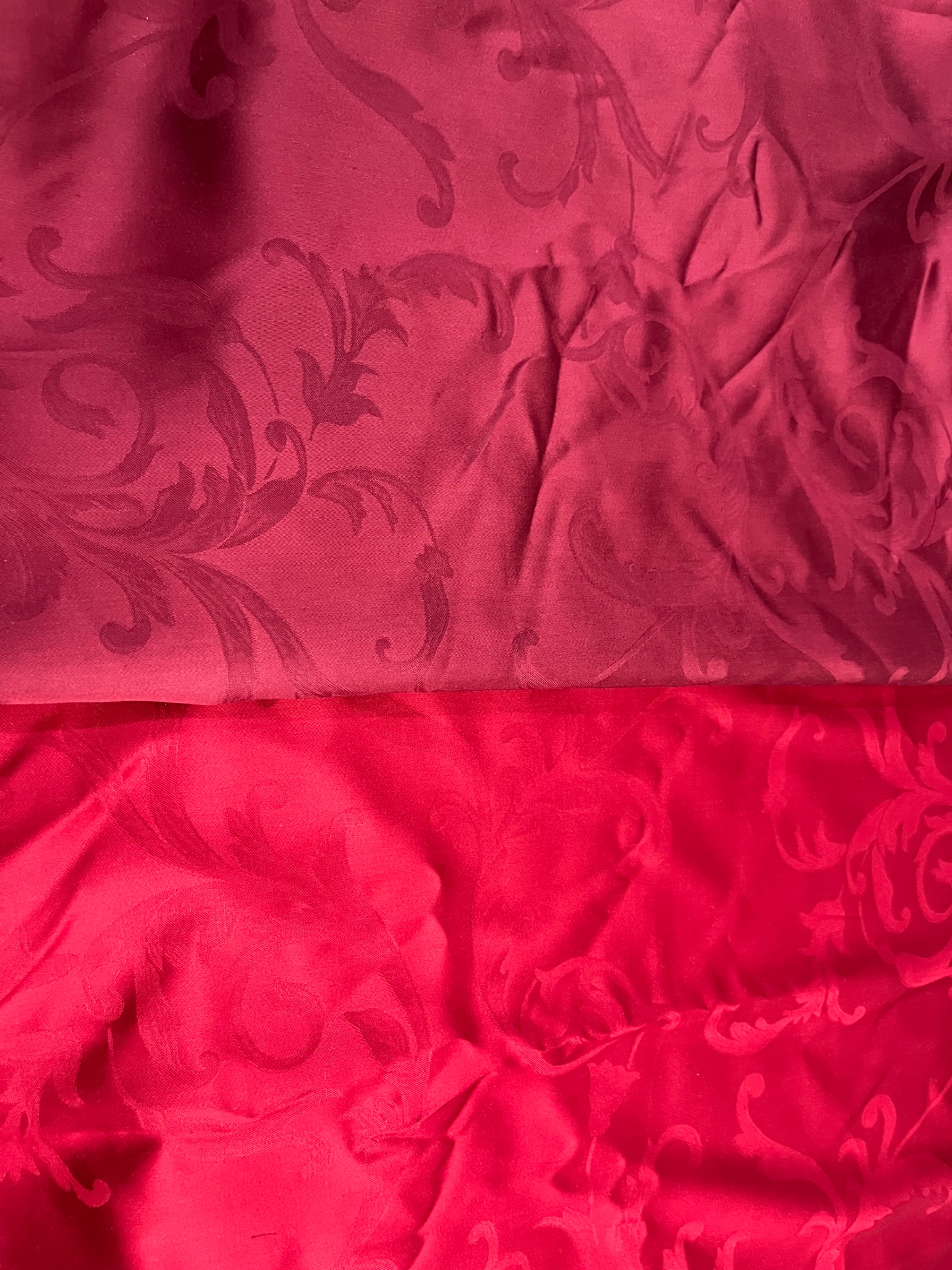 ROVELLE RED MAROON - Davinci Series Cellulose Fiber Tencel Jacquard