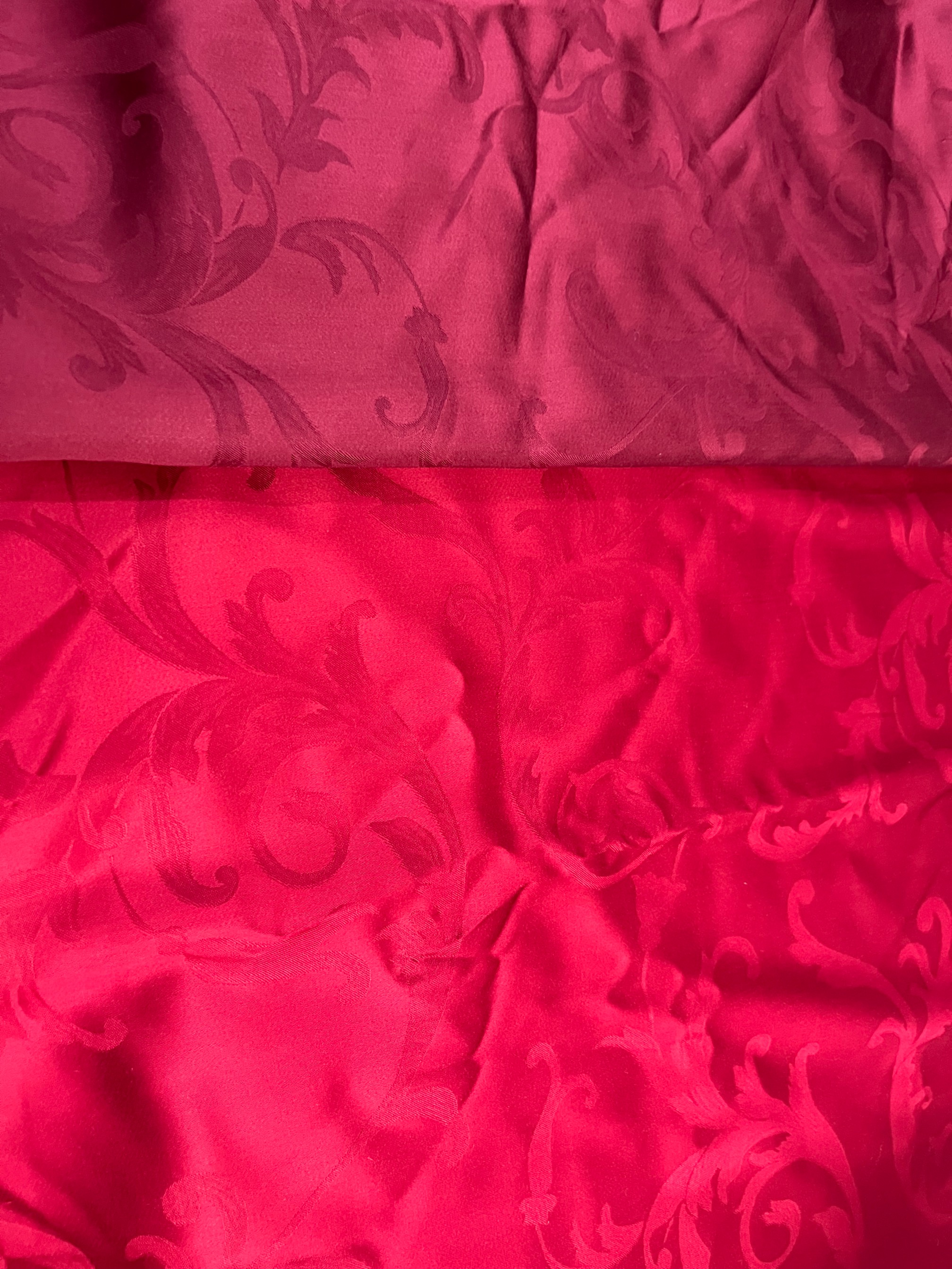 ROVELLE RED MAROON - Davinci Series Cellulose Fiber Tencel Jacquard