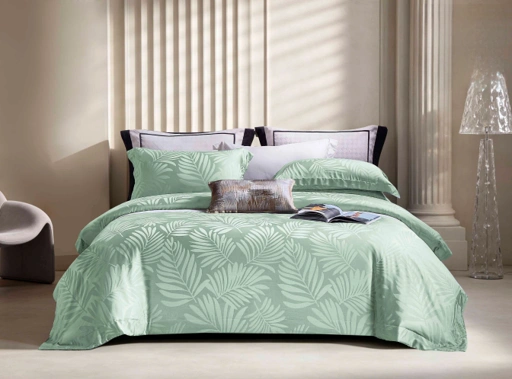 PALMERA Green - Davinci Series Cellulose Fiber Tencel Jacquard