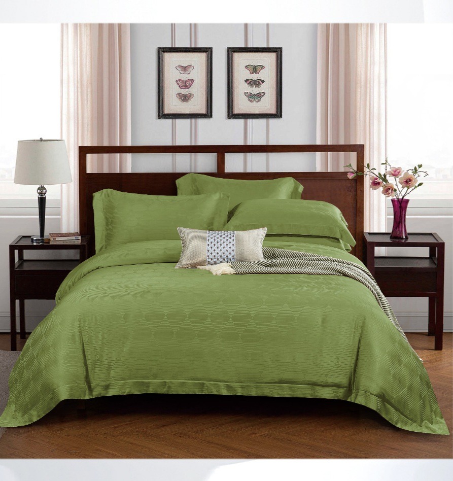 RETRO GREEN TEA - Davinci Series Cellulose Fiber Tencel Jacquard