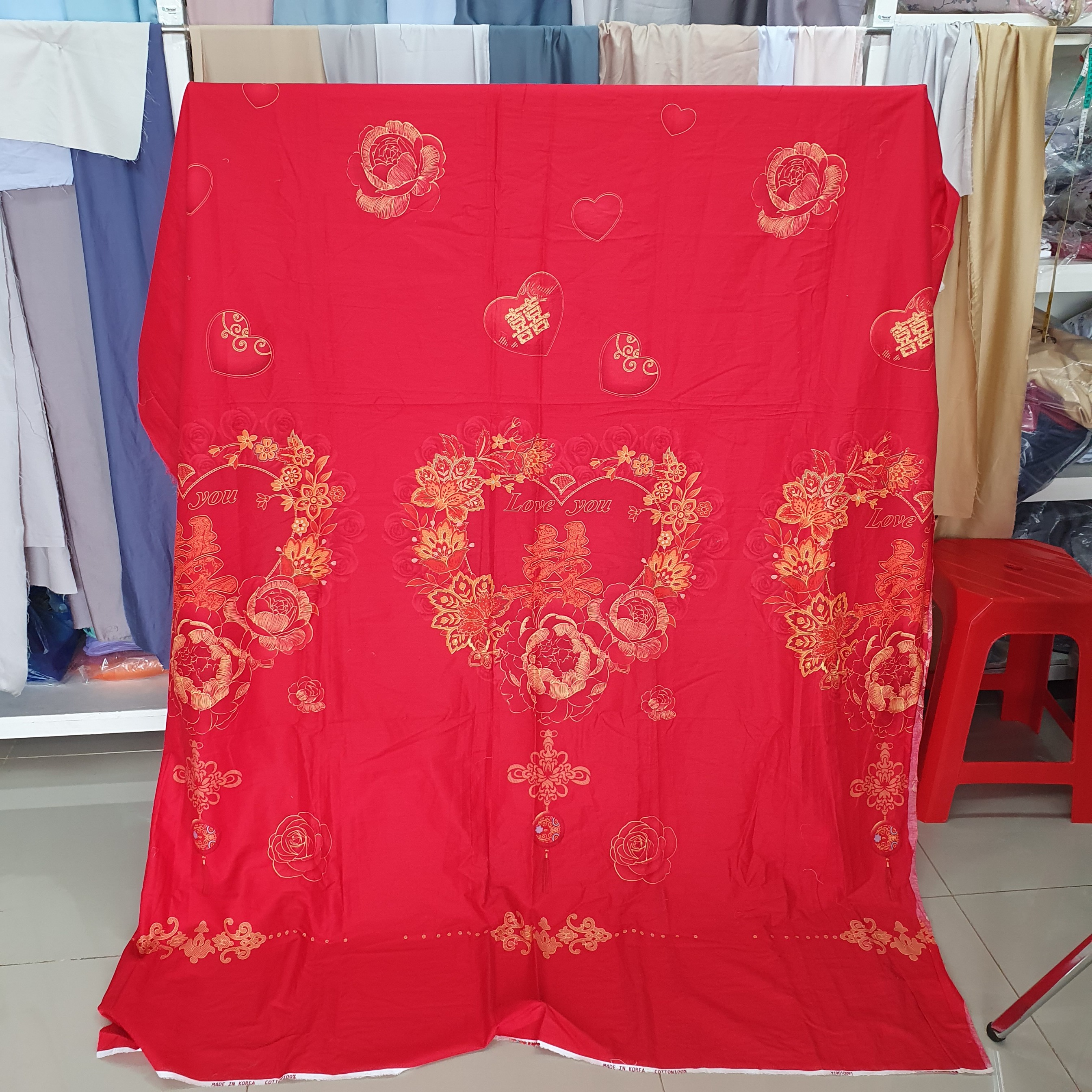 RED SUANGXI - Japanese Cotton