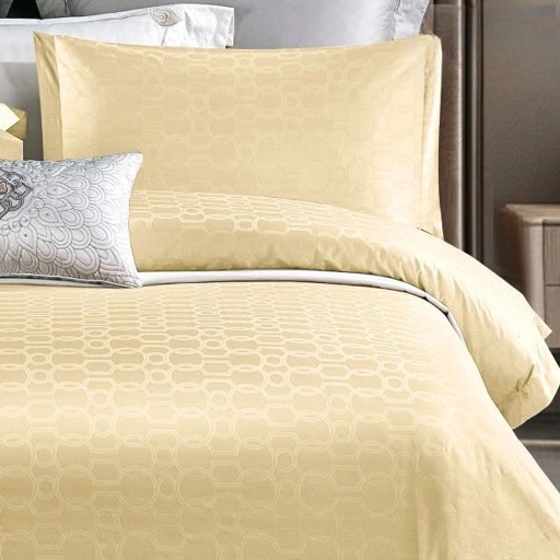 Image of EMODE Butter Cream Yellow - Cotton Jacquard