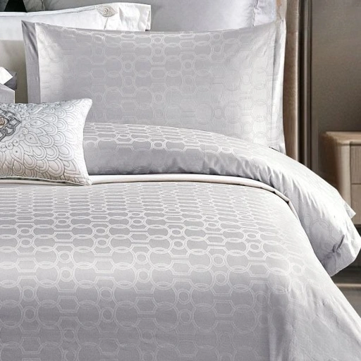 Image of EMODE Silver Grey - Cotton Jacquard