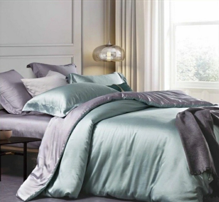 PLAIN MIX COLOR GREEN GREY - Extra Soft Series Cellulose Fiber Tencel