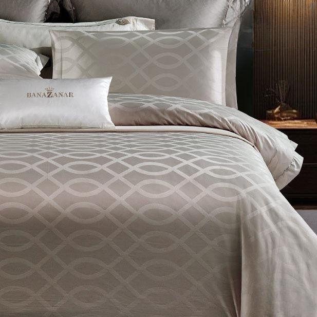 ETERNA Pearl White - Cotton Jacquard