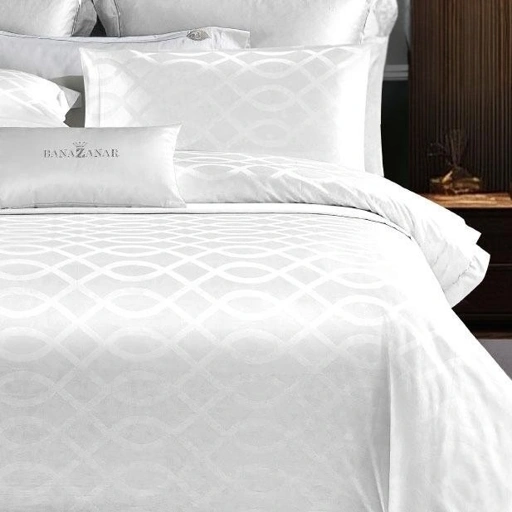 Image of ETERNA Pearl White - Cotton Jacquard