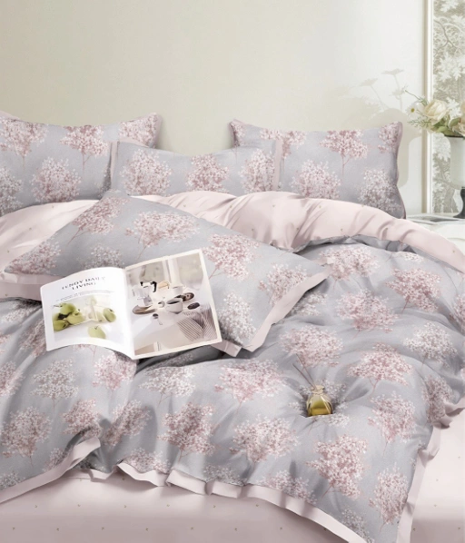 Image of BLOOMY Grey - Japanese Cotton