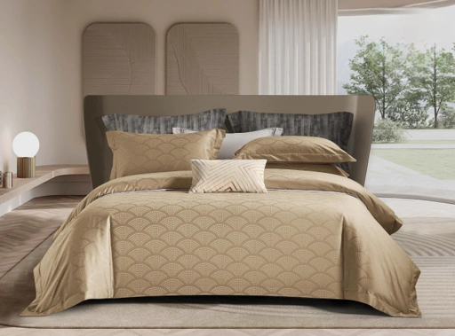 Image of EVENTAIL BROWN - Cotton Jacquard