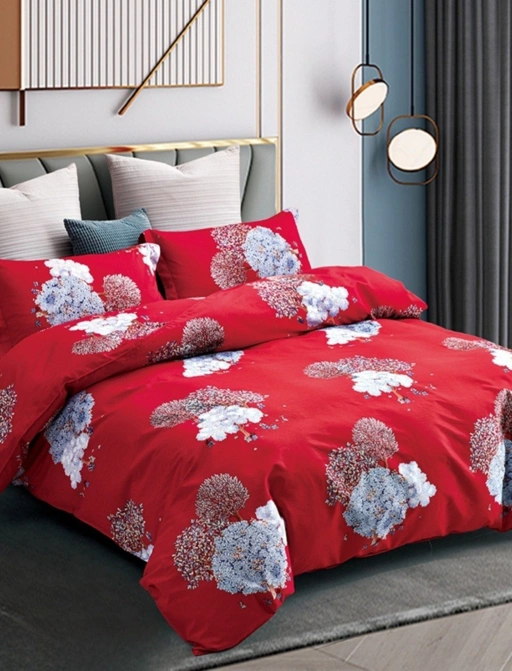 Image of HORTENSIA RED - Japanese Cotton