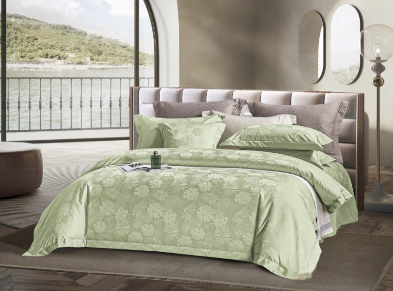 TROPELLE MINT GREEN - Cotton Jacquard
