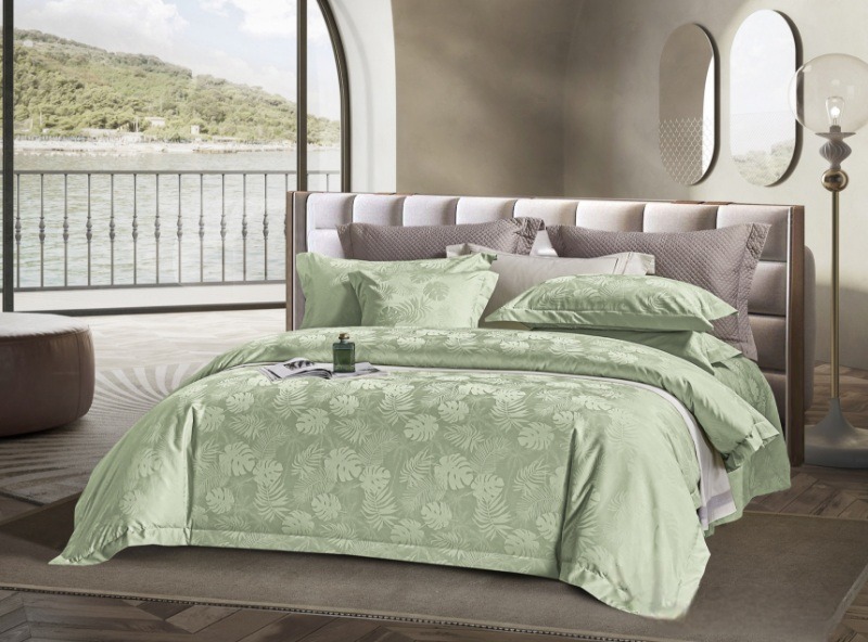 TROPELLE MINT GREEN - Cotton Jacquard