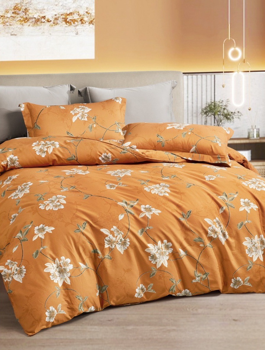 ZAHARA MUSTARD ORANGE - Japanese Cotton