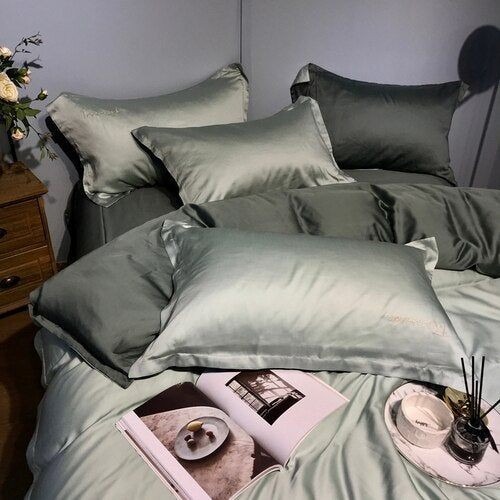 SAGE GREEN PLAIN - Extra Soft Series Cellulose Fiber Tencel