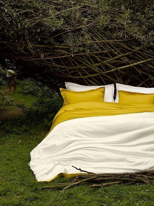 AUTHENTIC GOLD YELLOW MUSTARD PLAIN MIX COLOR - Extra Soft Series Cellulose Fiber Tencel
