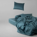 TEAL BLUE PLAIN - Extra Soft Series Cellulose Fiber Tencel