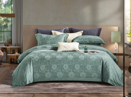 Image of FLORENTELLE MISTY SAGE - Davinci Series Cellulose Fiber Tencel Jacquard