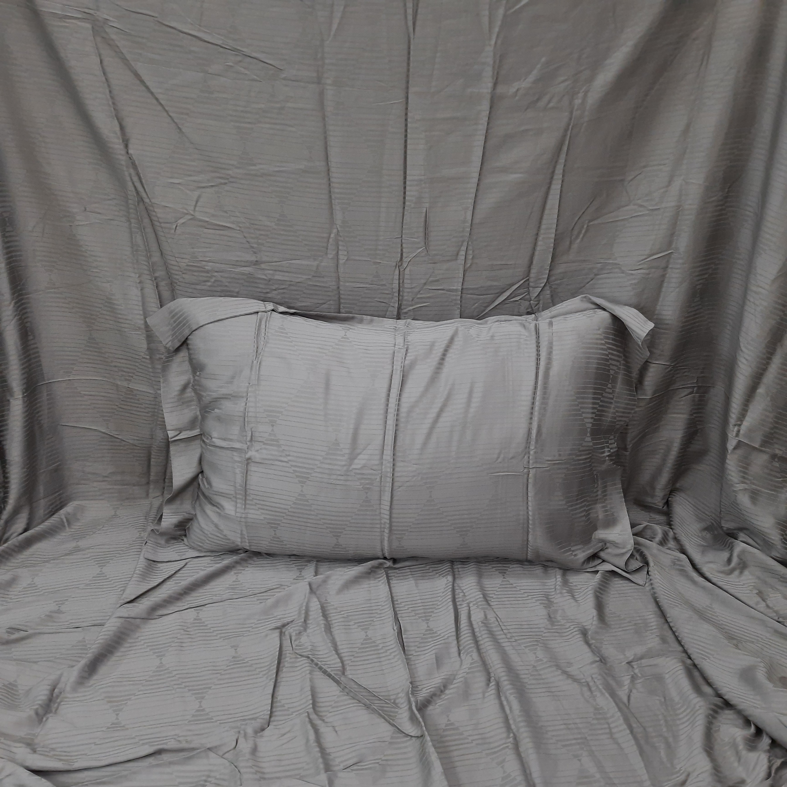 RETRO GREY - Davinci Series Cellulose Fiber Tencel Jacquard